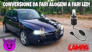 Tutorial  Come fare la conversione da lampade alogene a lampade Led  video sponsorizzato da Lampa😎 [upl. by Eruza514]