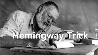 Short Story Hemingway Trick  A failproof way to get your brain into gear every morning [upl. by Hars535]