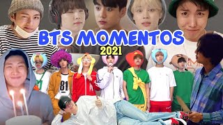 BTS MOMENTOS DIVERTIDOS QUE NOS DEJÓ EL 2021 [upl. by Acinaj109]