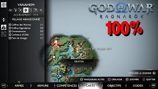 VILLAGE ABANDONNÉ  TOUS LES COLLECTIBLES  CORBEAUX  COFFRES   VANAHEIM  GOD OF WAR RAGNAROK [upl. by Brott]