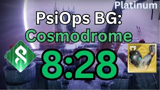 PsiOps Battleground Cosmodrome GM in 828 Plat WR [upl. by Einnalem]