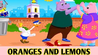 Oranges and Lemons Nursery rhymes with Lyrics  Kids Song  Oranges and Lemons song [upl. by Entsirhc181]