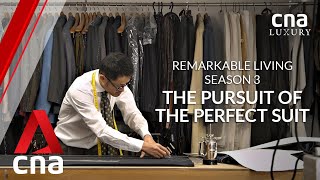 The Japanese tailor with a ninemonth waitlist for a bespoke suit  Remarkable Living [upl. by Khalil]