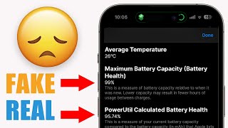 How To Check the REAL Battery HEALTH of Any iPhone [upl. by Qerat197]