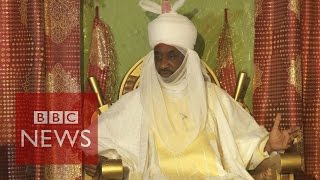 Nigerias Kano emir Muhammad Sanusi II on battling insurgency  BBC News [upl. by Joelly]