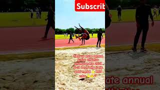 Long jump competition u18💪 boy in 705 m😱jump yt army trending viralvideo 🇮🇳💪😱 [upl. by Anavi]