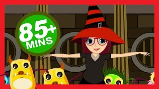 Halloween Songs for Children Party with The Dracula Song  Kids Hut [upl. by Yehtomit661]