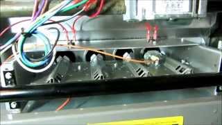 hvac  gas furnace replacement sheetmetal work [upl. by Kalil]