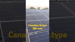 Canadian Solar NType TOPCon Bifacial Solar Panel 585W Details amp Specifications  2 Side work Panel [upl. by Nellek]