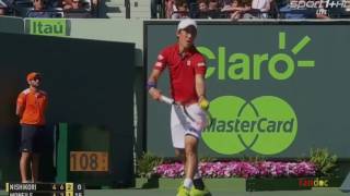 Kei Nishikori Best Points 2016 [upl. by Aenahs]