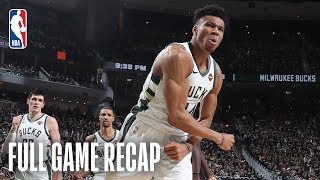 RAPTORS vs BUCKS  Giannis Leads Milwaukee From Start to Finish  Game 2 [upl. by Irtimd]