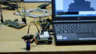 Sharp IR Sensor Obstacle Detection [upl. by Freida]