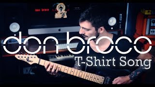 Don Broco  TShirt Song  Guitar cover  TAB [upl. by Yrdua]