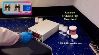 Professional Laser Setup amp Demo Reduces unwanted hair veins tattoos wrinkles scars amp more [upl. by Inglis96]