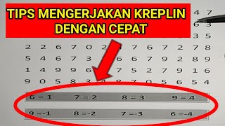 Tes Kreplin  Tips Mengerjakan Tes Kreplin Dengan Cepat [upl. by Penny130]