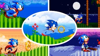 5 versions of Emerald Hill Zone ⭐️ [upl. by Fayre720]