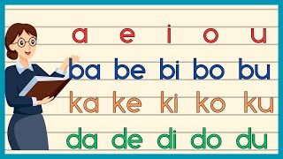 UNANG HAKBANG sa PAGBASA sa FILIPINO  KINDERELEMENTARY  PHONICS [upl. by Nnayt]