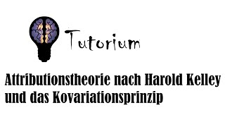 Attributionstheorie nach Harold Kelley und das Kovariationsprinzip [upl. by Rolland719]