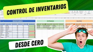 🔔 Cómo crear INVENTARIO y control de STOCK en Excel🔁Entradas y salidas [upl. by Herrmann811]