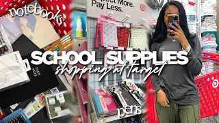 Back To School Supplies Shopping Vlog at Target 2024  sophomore year [upl. by Guod]