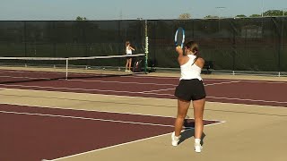 Maple Grove Girls Tennis Edges Wayzata [upl. by Ronn]