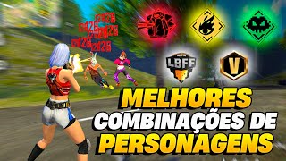 AS MELHORES COMBINAÇÕES DE HABILIDADES ATUALIZADAS 2024 FREE FIRE DICAS [upl. by Cranston]