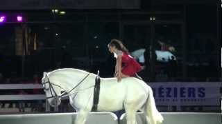 Féria de Béziers 2012  spectacle de Chevaux 3 [upl. by Jaymie]