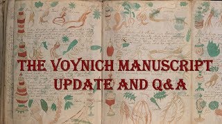 Voynich Manuscript Update and QampA [upl. by Niar219]