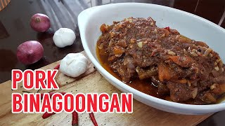 PORK BINAGOONGAN  Binagoongang Baboy Recipe [upl. by Ehcsrop110]