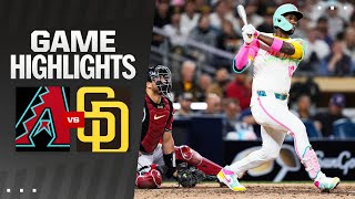 Dbacks vs Padres Game Highlights 6724  MLB Highlights [upl. by Rebmak]