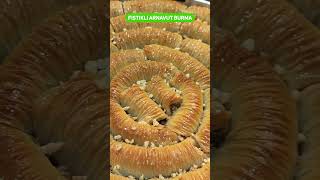 Doğal Yeşil Fırın Adana Fıstıklı Arnavut Burma dessert food baklava [upl. by Bainbridge]