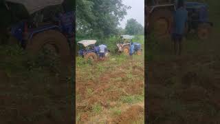 eicher 480 stuck in mud help eicher 380 Tractor short [upl. by Berkman952]