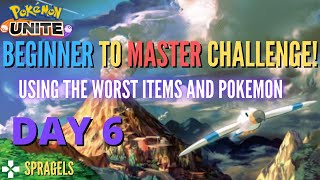 BEGINNER TO MASTER CHALLENGE Using The Worst Pokemon amp Held Items Day 6 [upl. by Koser]