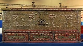 Persian Shiraz Chest ca 1900  Web Appraisal  Boise [upl. by Ecirtnom]