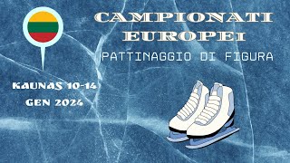 PATTINAGGIO DI FIGURA  CAMPIONATI EUROPEI KAUNAS 2024 Sono quasi al via [upl. by Verine769]