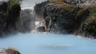 Hot Creek Geological Site in Long Valley Caldera Near Mammoth Lakes California [upl. by Anoiuq]