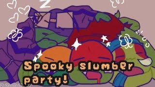 Spooky slumber party Rottment toddler version Halloween series [upl. by Berrie]