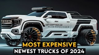 Most Expensive Newest Pickup Trucks Of 2024 [upl. by Emaj]