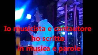 RUGGERO SCANDIUZZI Musica e parole karaoke [upl. by Stetson]