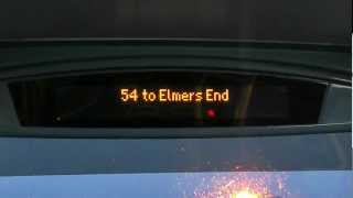 54 to Elmers End [upl. by Eehtomit]