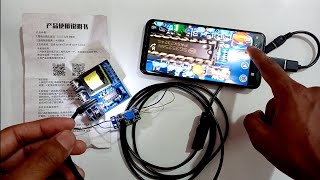 How to setup endoscope camera using smartphone TypeC Micro USB USBA [upl. by Anelys]