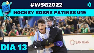 Argentina vs Italia  Hockey sPatines  FINAL masculina U19  Día 13  World Skate Games 2022 [upl. by Ruelle]