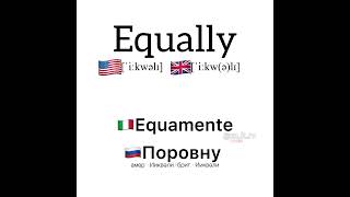 Equally Equamente Поровну [upl. by Wetzell]