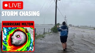 GROUND ZERO HURRICANE MILTON INTERCEPT LIVE AS IT HAPPENED [upl. by Kohler940]