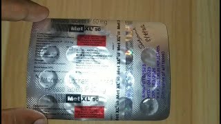 Met xl 50 tabletsmetoprolol succinate tablets [upl. by Zia561]