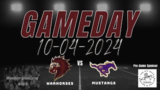 Devine Warhorses Vs Marble Falls Mustangs 10324 [upl. by Lucinda]