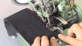 How to Thread a Carpet Serger Sewing Machine  Car Upholstery [upl. by Lehet]