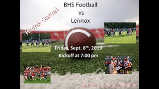 Football Brookings Bobcats vs Lennox Orioles [upl. by Xino]