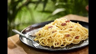 Prawdziwe SPAGHETTI CARBONARA  Pascal przedstawia [upl. by Nnylahs]