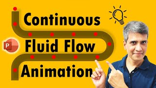 Continuous Fluid Flow Animation in PowerPoint [upl. by Allebram]